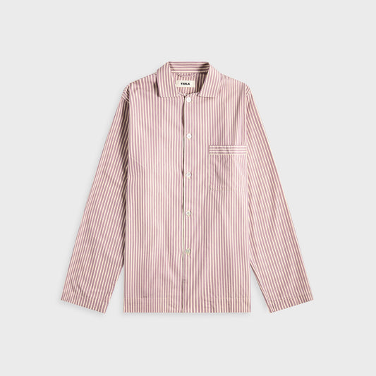 Men Kith Tekla Poplin Long Sleeve Pyjama Shirt - Skipper Stripes