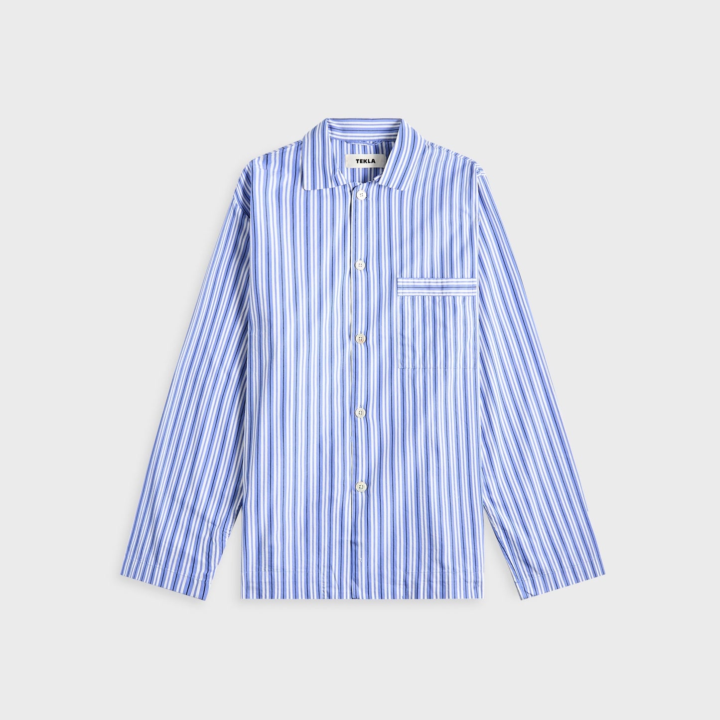 Men Kith Tekla Cotton Poplin Pyjama Shirt - Penny Stripes