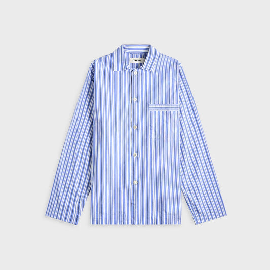 Men Kith Tekla Cotton Poplin Pyjama Shirt - Penny Stripes