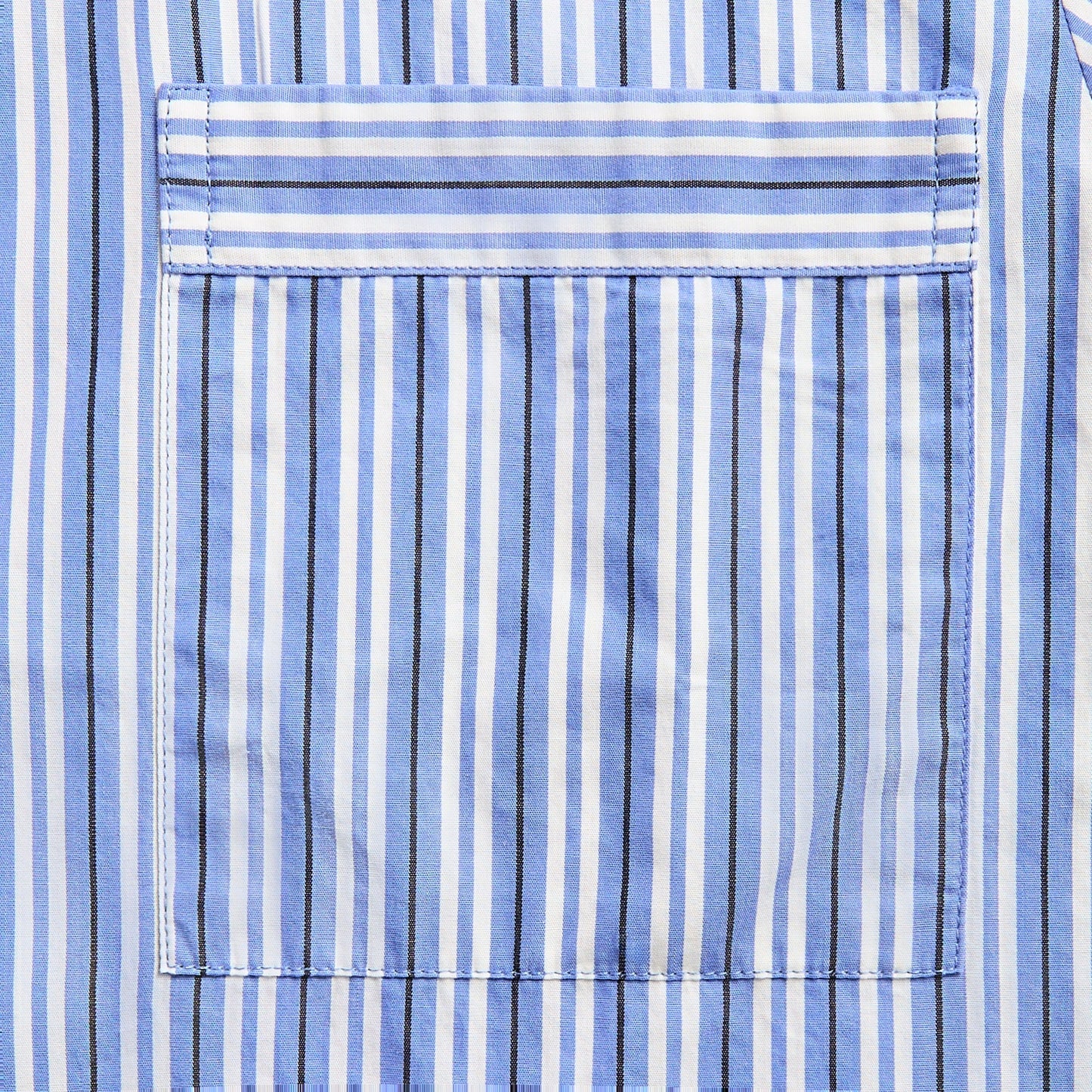 Men Kith Tekla Cotton Poplin Pyjama Shirt - Penny Stripes