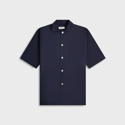 Men Kith Tekla Poplin Pyjamas Short Sleeve Shirt - True Navy