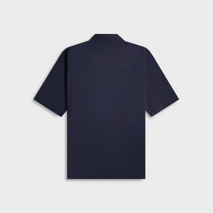 Men Kith Tekla Poplin Pyjamas Short Sleeve Shirt - True Navy