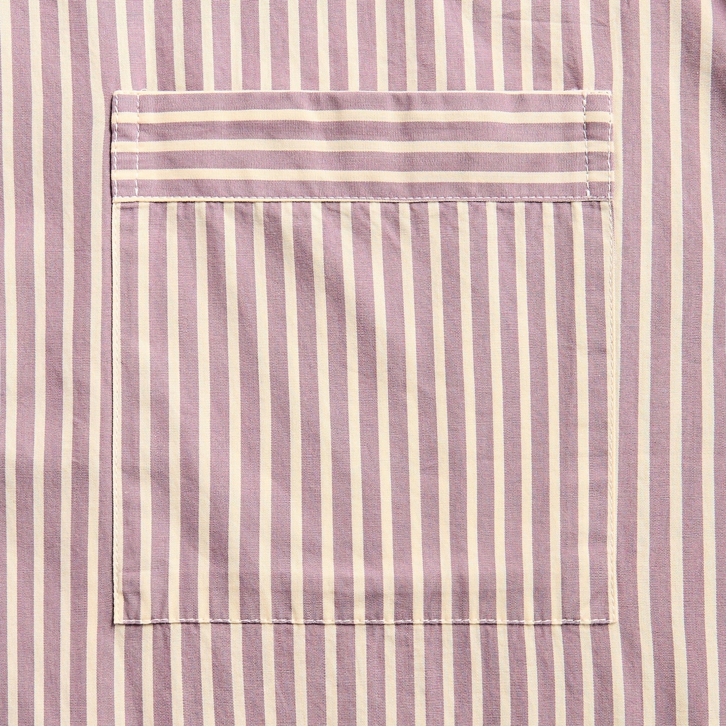 Men Kith Tekla Poplin Short Sleeve Pyjamas Shirt - Skipper Stripes