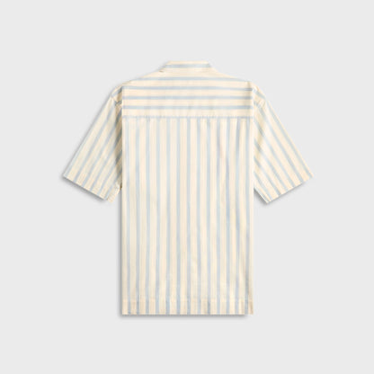 Men Kith Tekla Poplin Pyjamas Short Sleeve Shirt - Needle Stipes