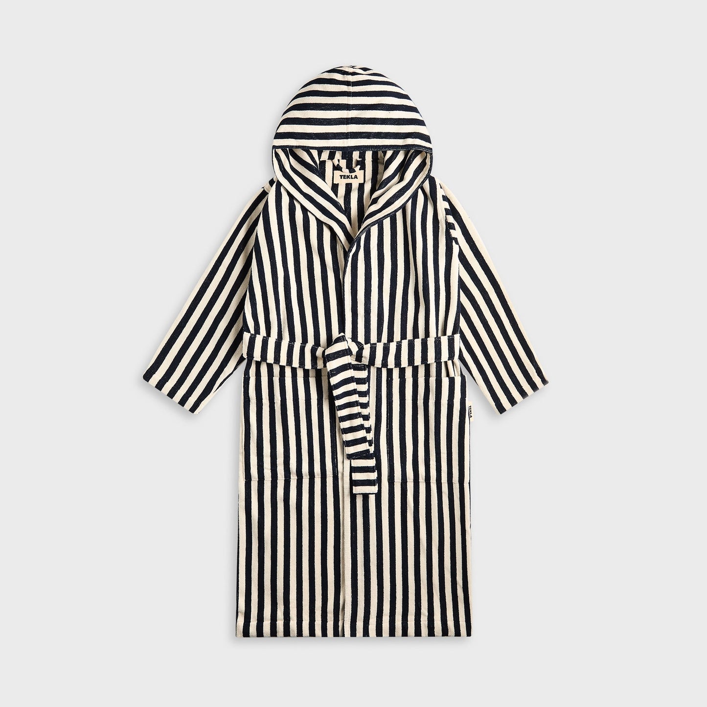 Men Kith Tekla Hooded Bathrobe - Humbug Stripes