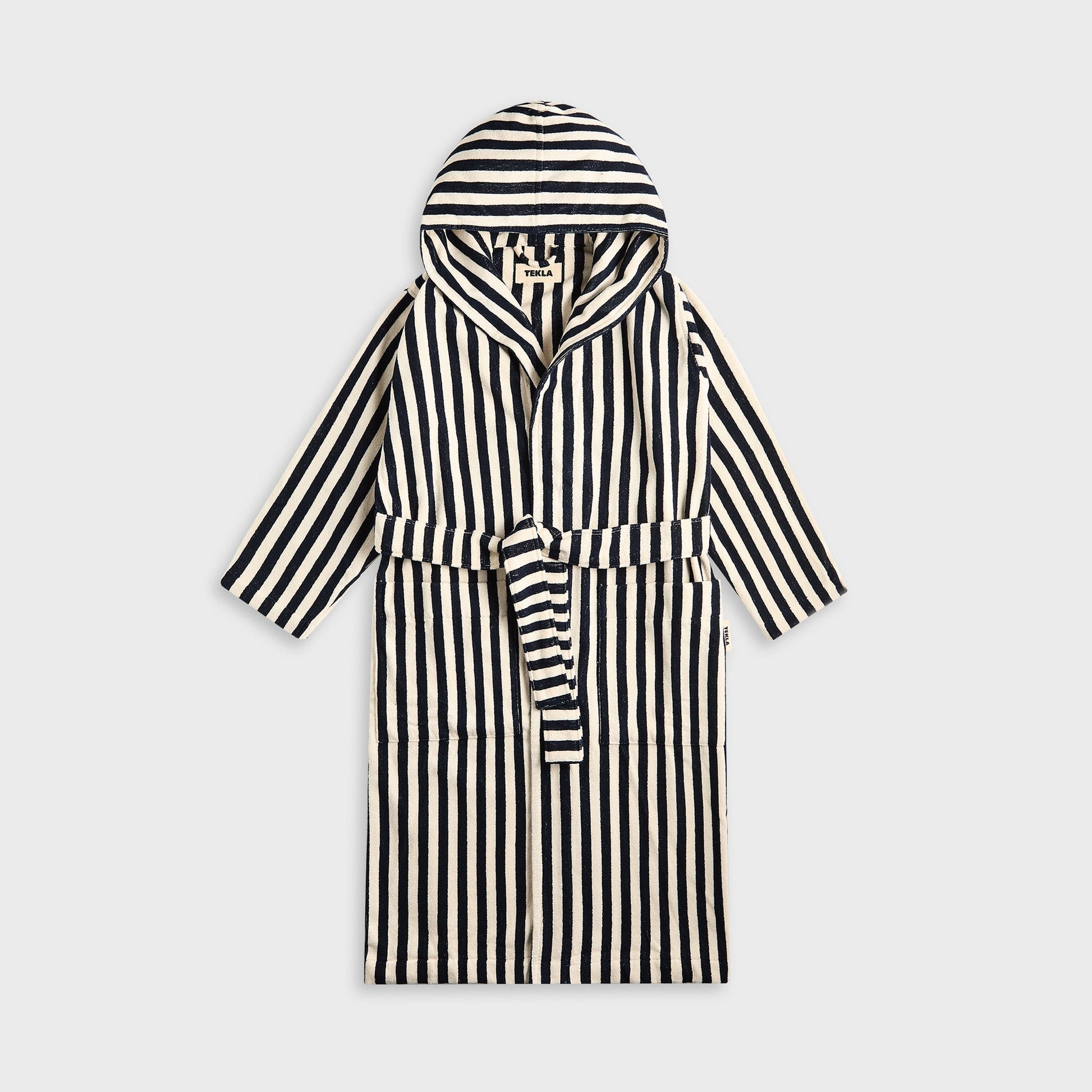 Men Kith Tekla Hooded Bathrobe - Humbug Stripes