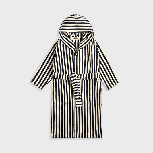 Men Kith Tekla Hooded Bathrobe - Humbug Stripes