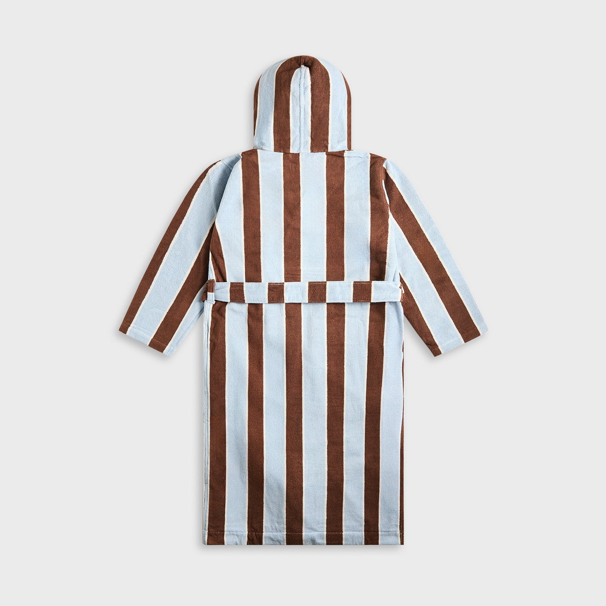 Men Kith Tekla Hooded Bathrobe - Cocoa Stripes