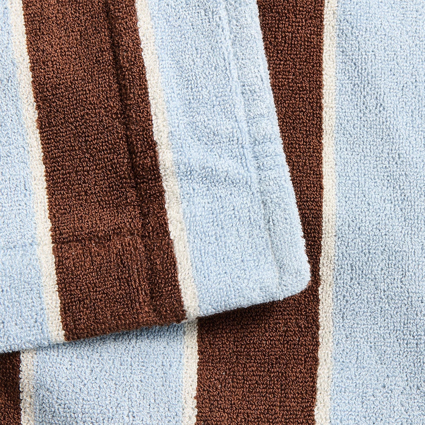 Men Kith Tekla Hooded Bathrobe - Cocoa Stripes