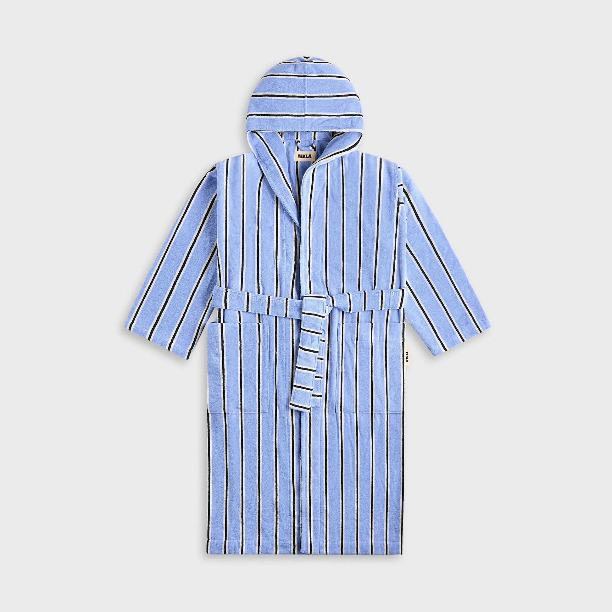 Men Kith Tekla Hooded Bathrobe - Bassett Stripes
