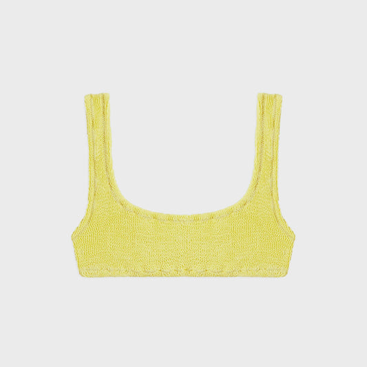 Women Kith Reina Olga Ginny Bikini Top - Pastel Yellow