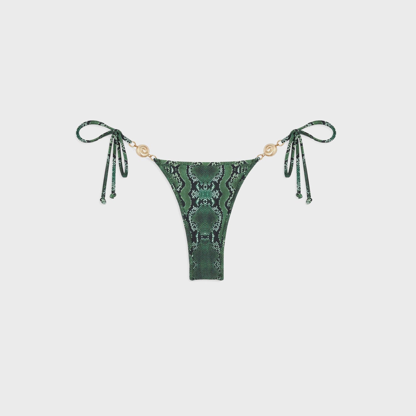 Women Kith Reina Olga Carioca Splash Skimpy Bikini Bottom - Texas Green
