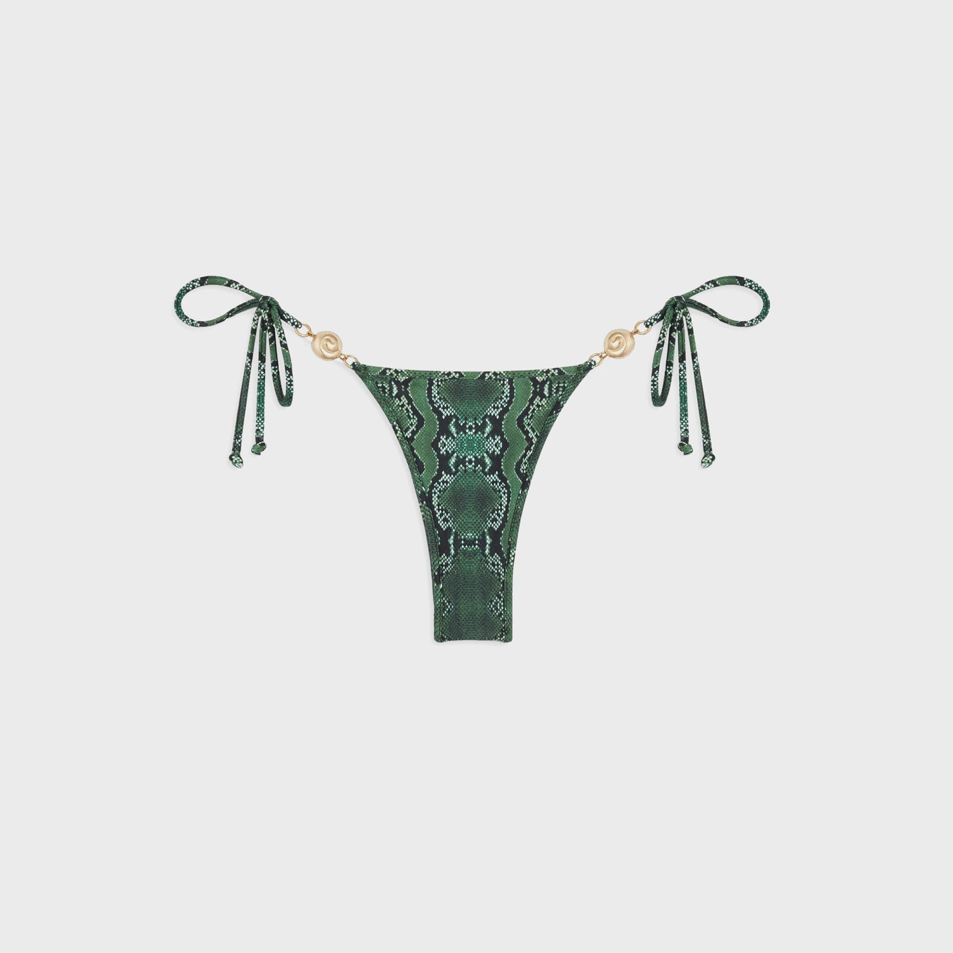 Women Kith Reina Olga Carioca Splash Skimpy Bikini Bottom - Texas Green