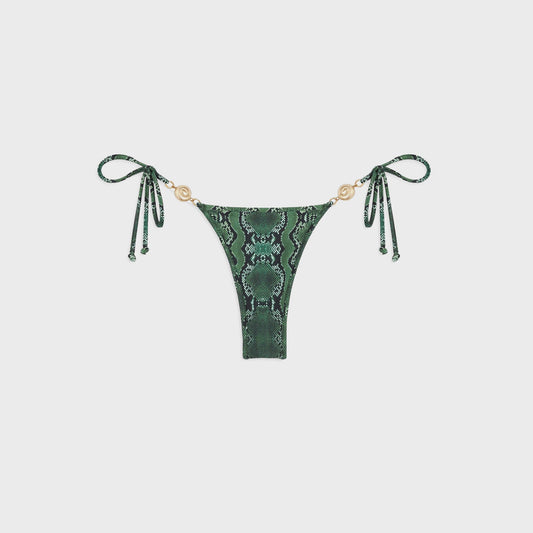 Women Kith Reina Olga Carioca Splash Skimpy Bikini Bottom - Texas Green