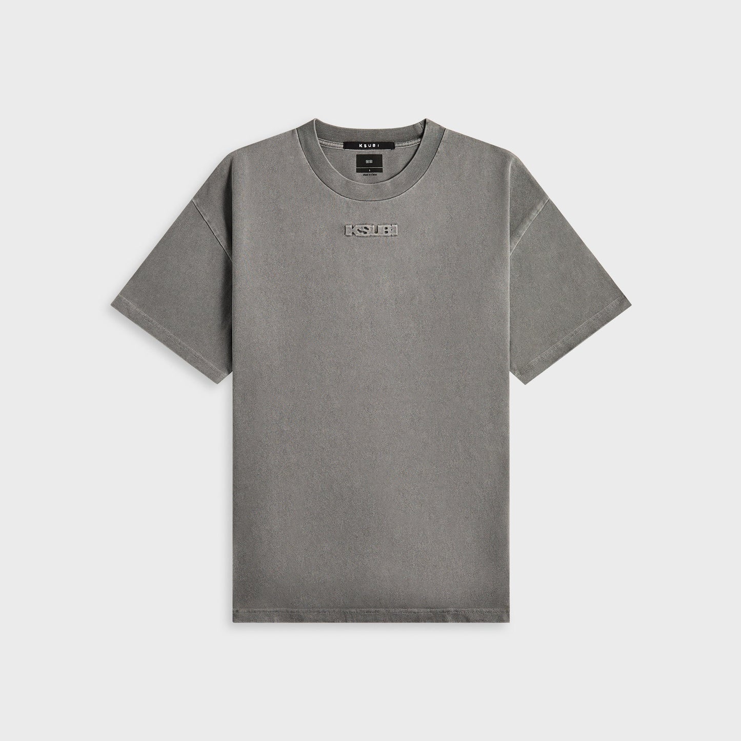 Men Kith Ksubi Intruder Ekcess Short Sleeve Tee - Charcoal