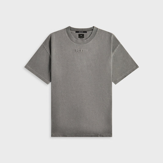 Men Kith Ksubi Intruder Ekcess Short Sleeve Tee - Charcoal