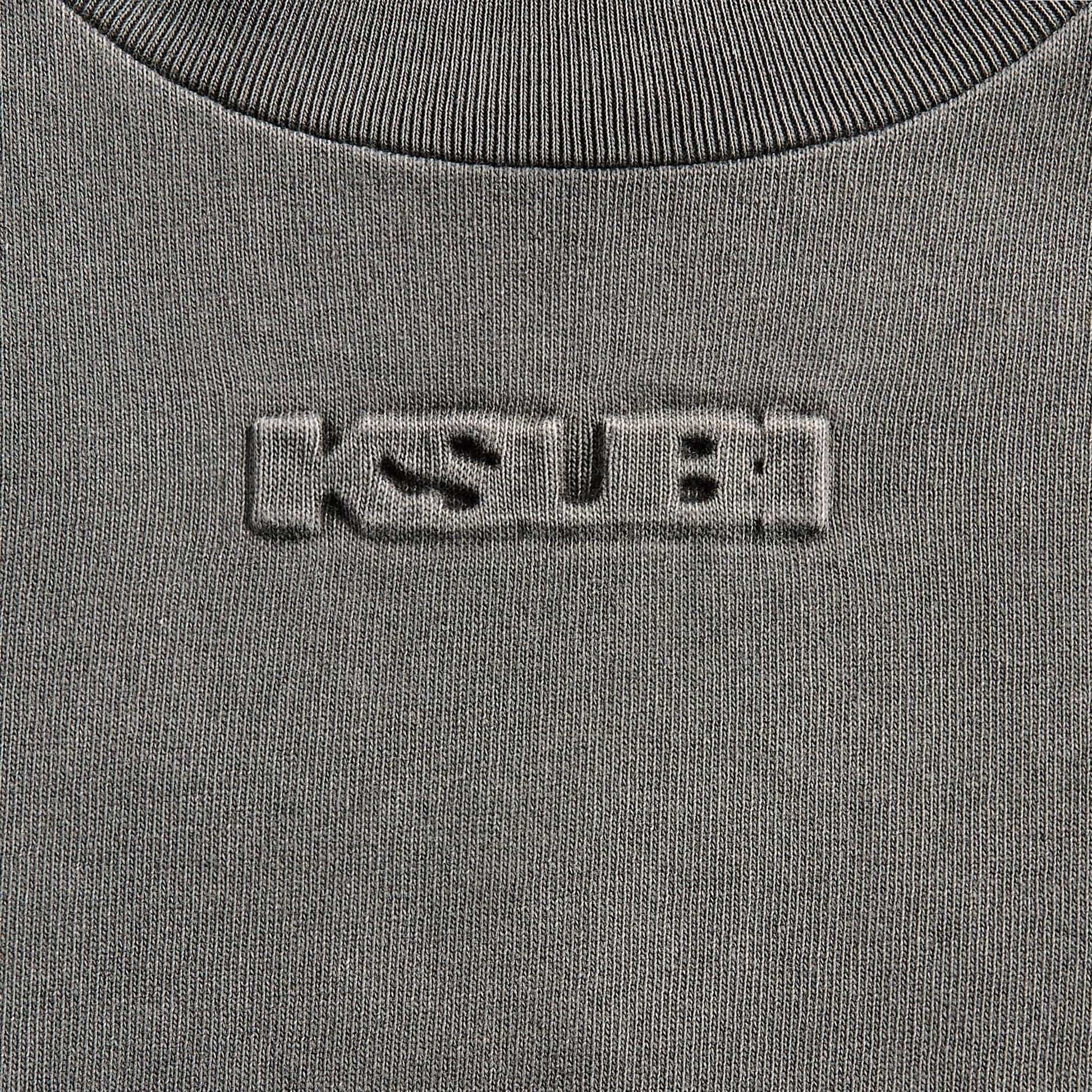 Men Kith Ksubi Intruder Ekcess Short Sleeve Tee - Charcoal