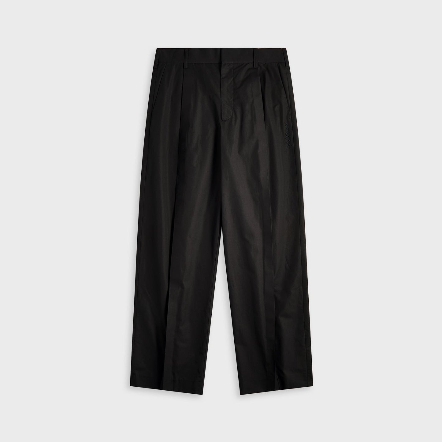 Men Kith Marni Compact Cotton Poplin Classic Trouser - Black