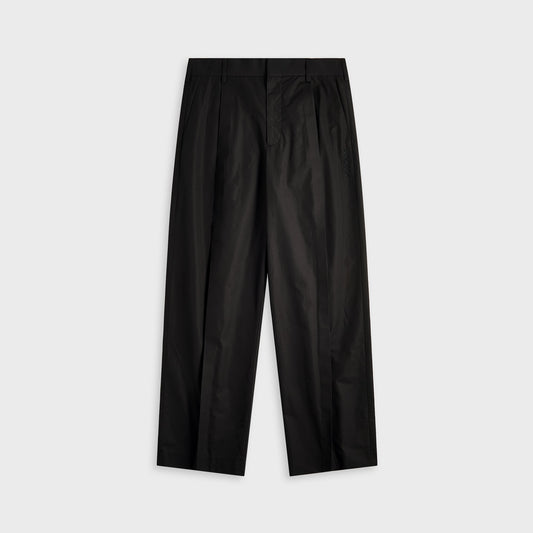 Men Kith Marni Compact Cotton Poplin Classic Trouser - Black
