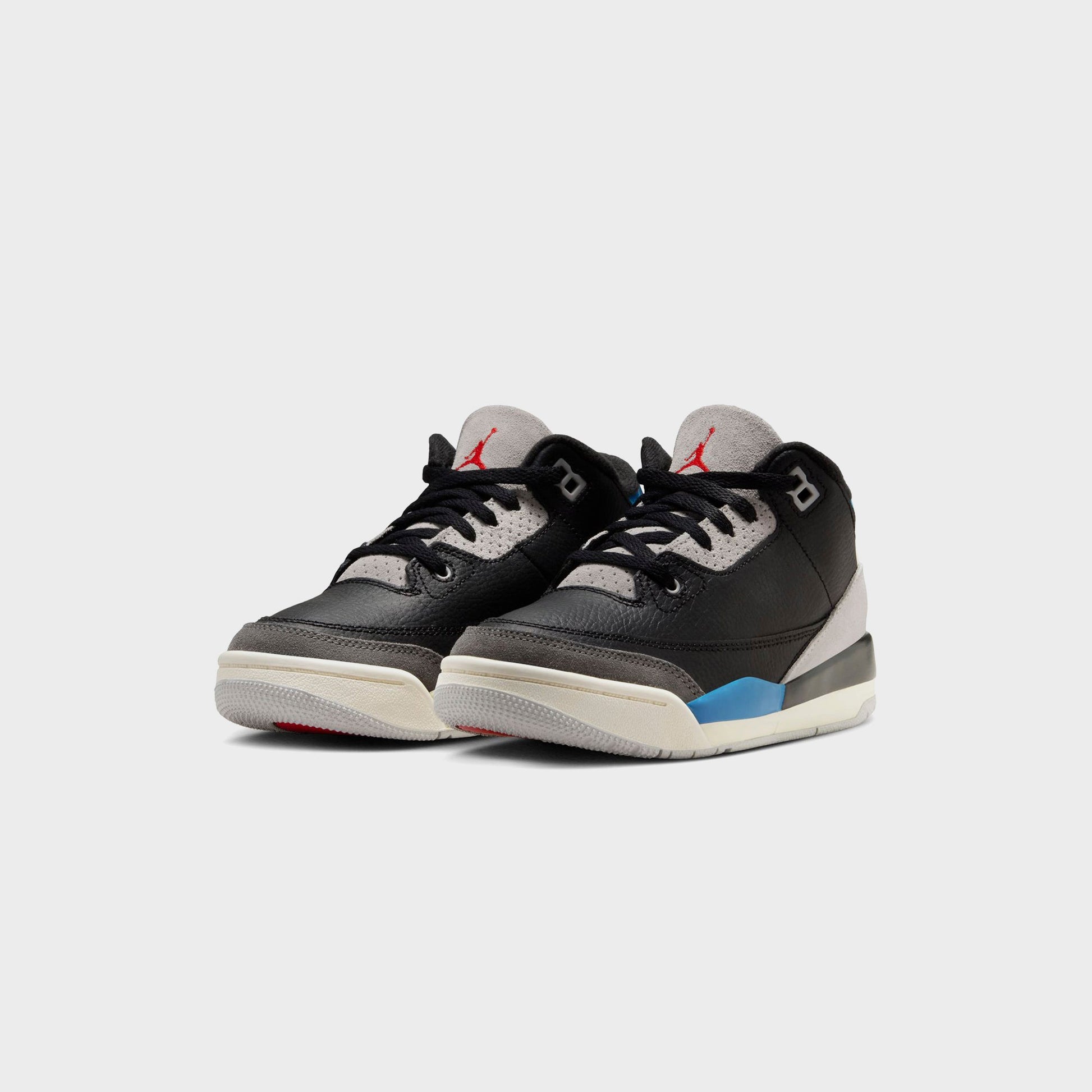 Kids Kith Jordan PS Jordan 3 Retro OG - Black / Chile Red / Neutral Grey