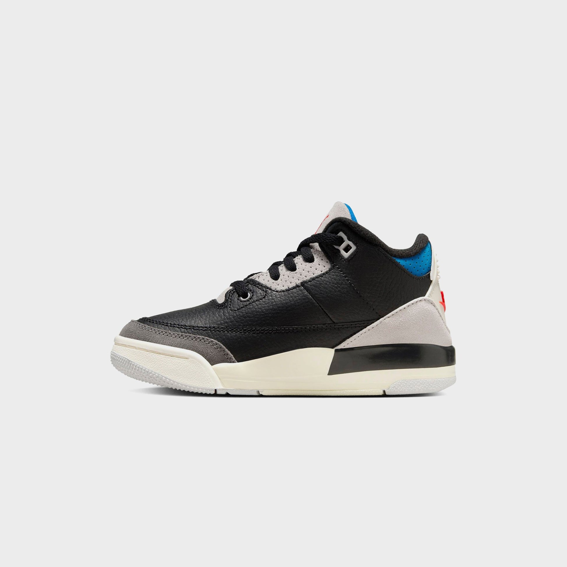 Kids Kith Jordan PS Jordan 3 Retro OG - Black / Chile Red / Neutral Grey