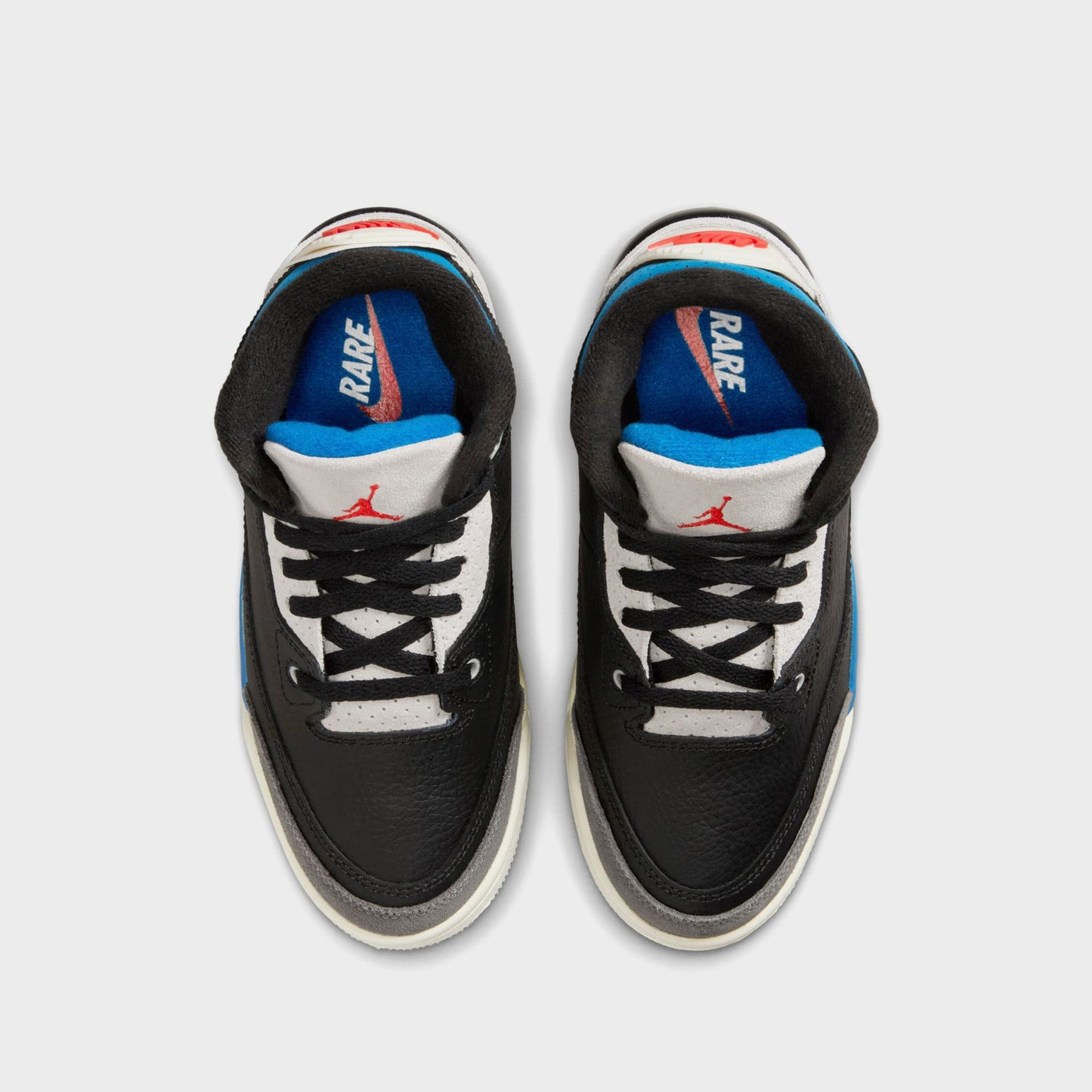 Kids Kith Jordan PS Jordan 3 Retro OG - Black / Chile Red / Neutral Grey
