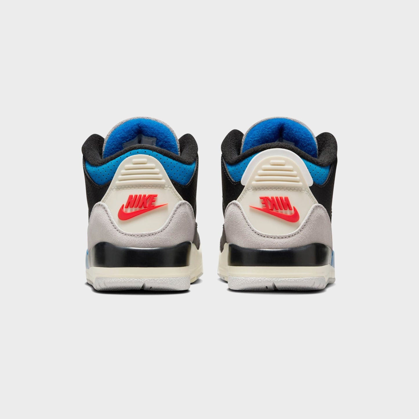 Kids Kith Jordan PS Jordan 3 Retro OG - Black / Chile Red / Neutral Grey