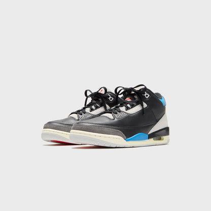 Men Kith Jordan Air Jordan 3 Retro OG - Black / Chile Red / Neutral Grey / Mili