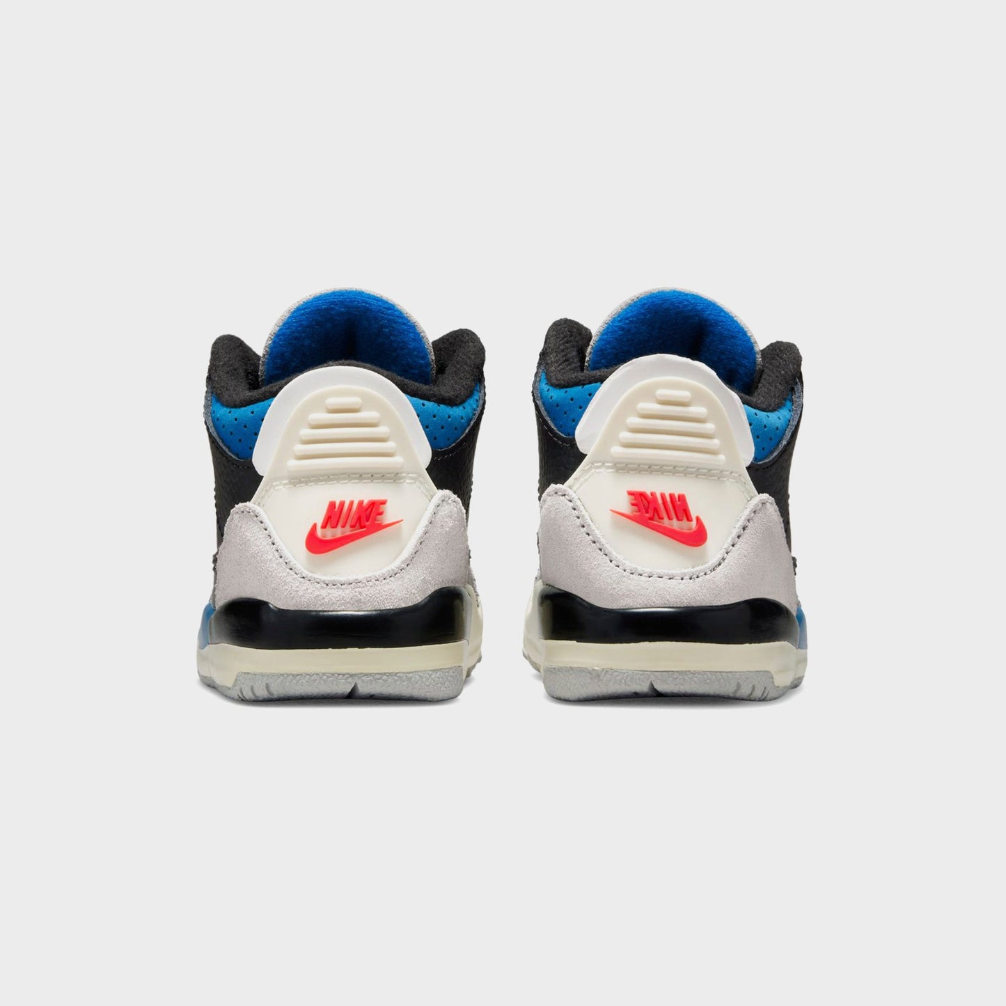 Kids Kith Jordan TD Air Jordan 3 Retro OG - Black / Chile Red / Neutral Grey