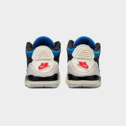 Kids Kith Jordan TD Air Jordan 3 Retro OG - Black / Chile Red / Neutral Grey