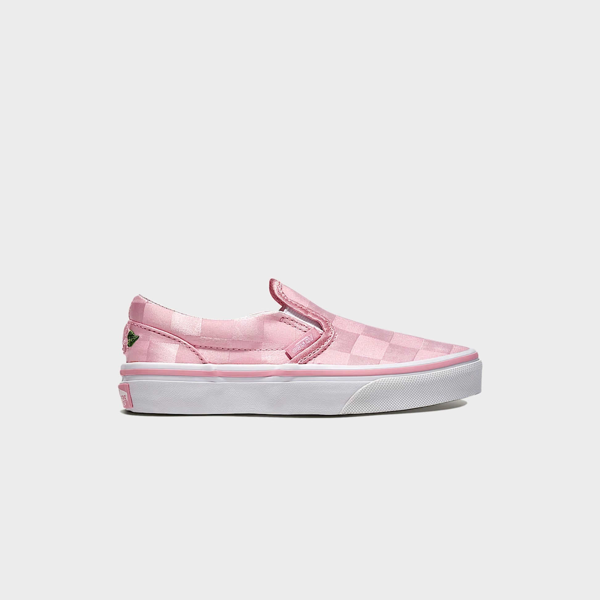 Kids Kith VANS PS Classic Slip-On Satin - Rose Pink / White