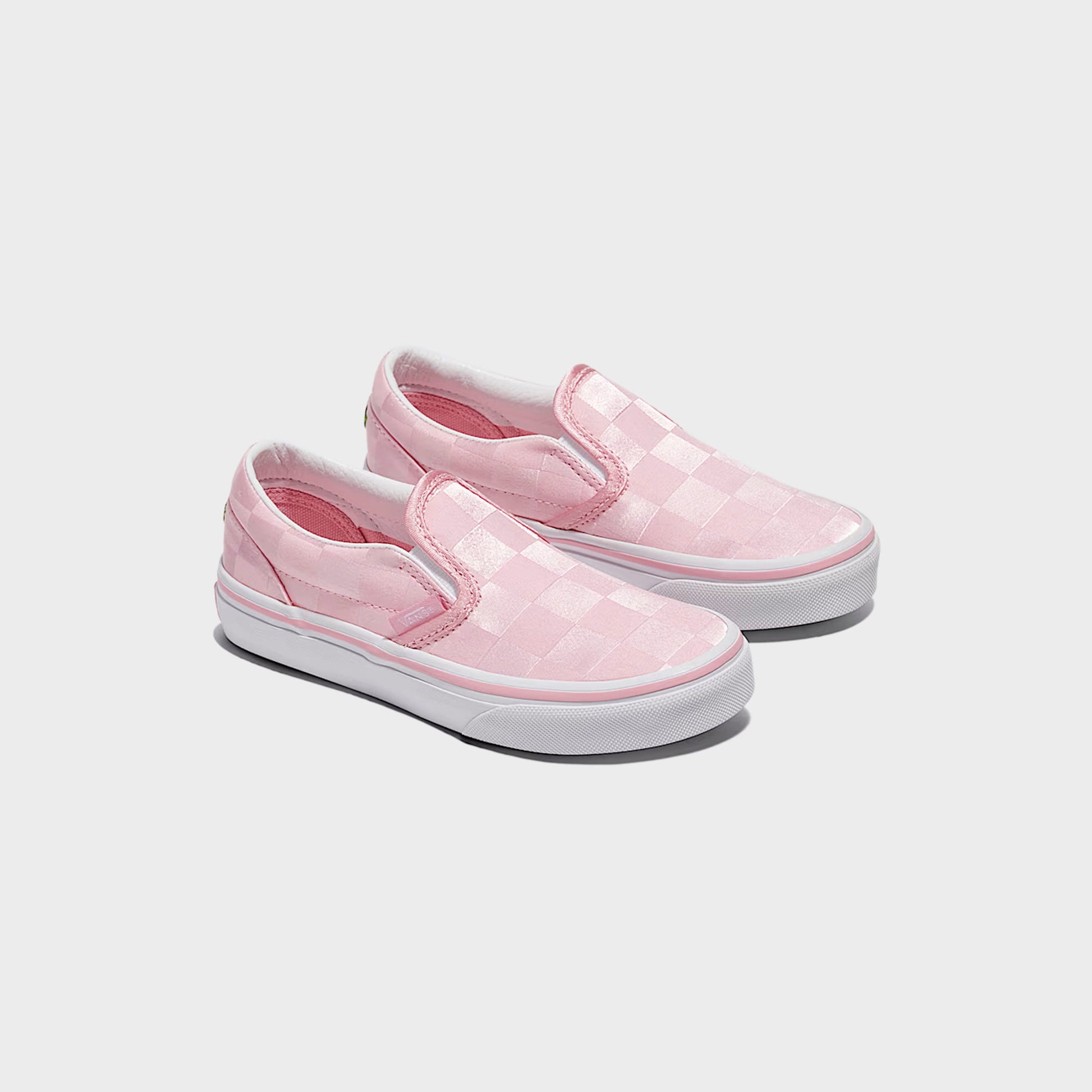 Kids Kith VANS PS Classic Slip-On Satin - Rose Pink / White