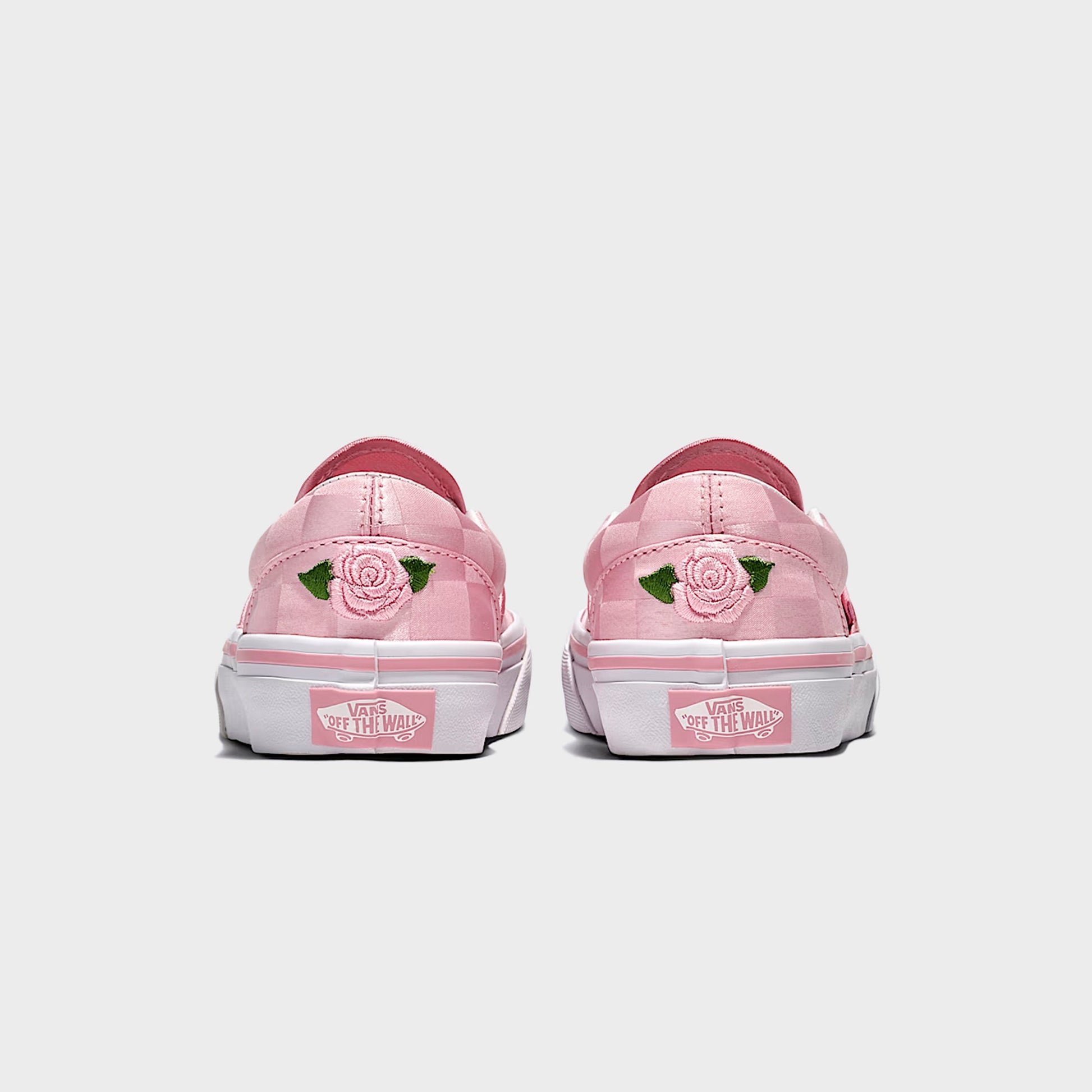 Kids Kith VANS PS Classic Slip-On Satin - Rose Pink / White