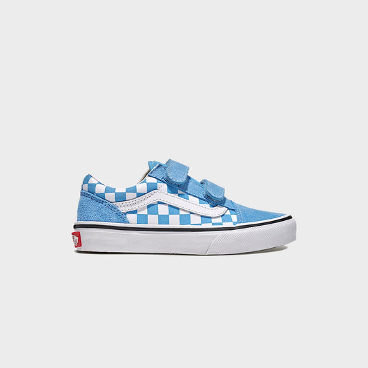 Kids Kith VANS PS Old Skool V - Color Theory / Checkerboard / Heritage Blue