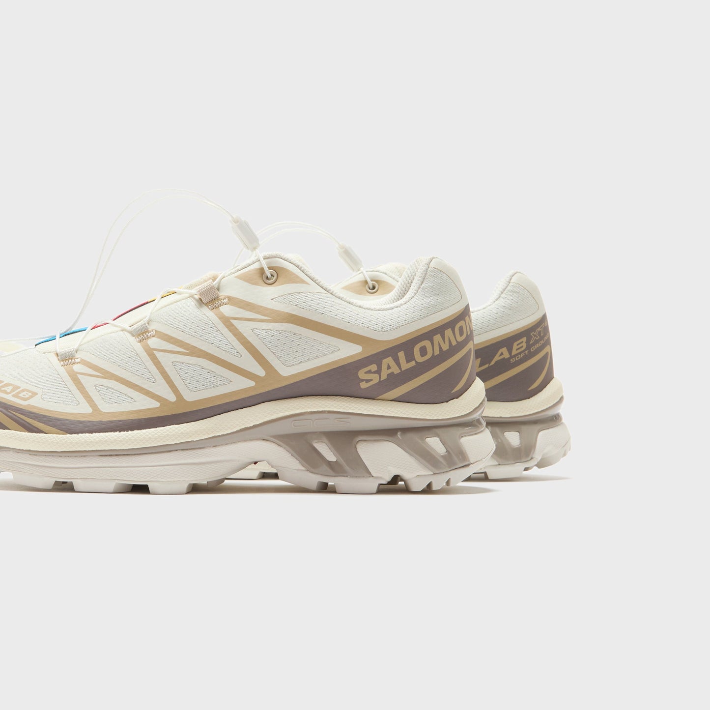 Men Kith Salomon XT-6 - Vanilla Ice / Iron / Etherea