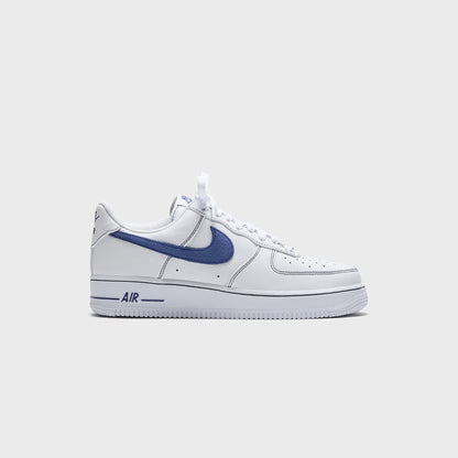 Men Kith Nike Air Force 1 `07 - White / Deep Royal Blue