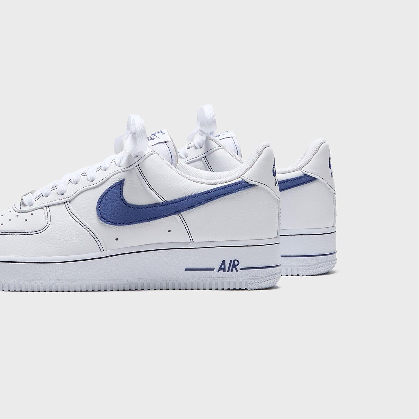 Men Kith Nike Air Force 1 `07 - White / Deep Royal Blue