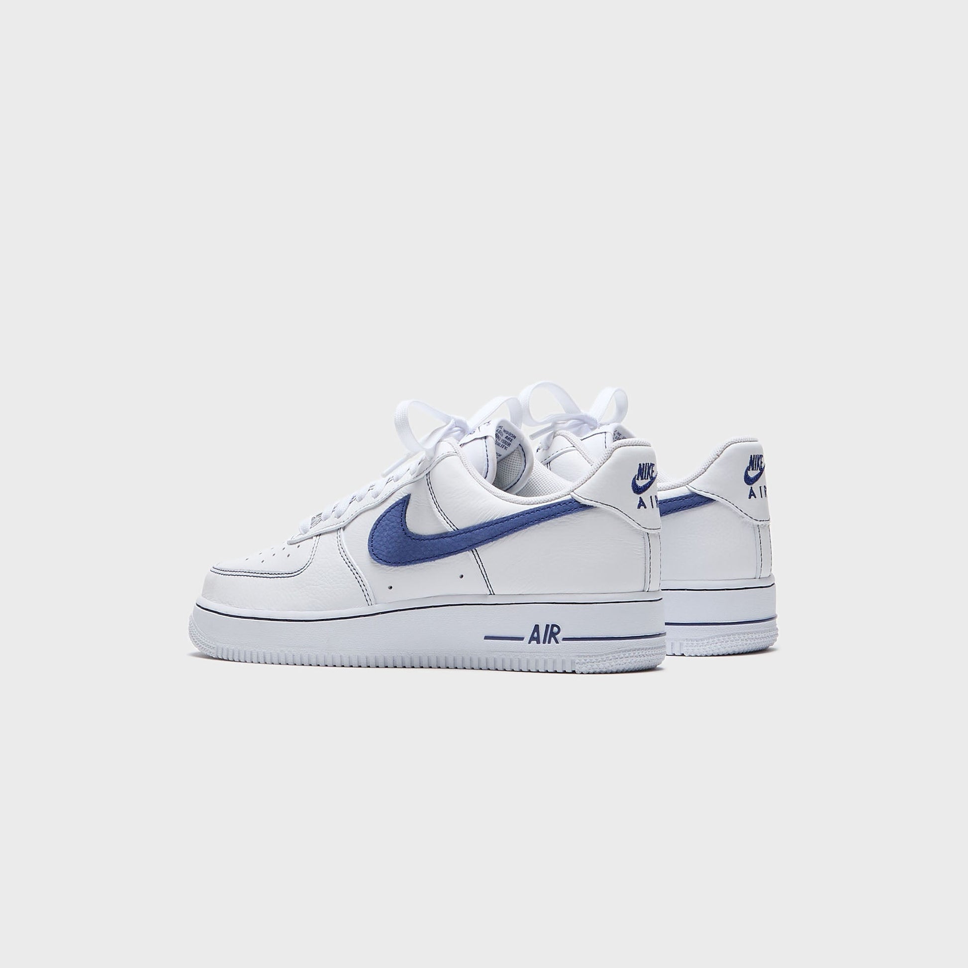Men Kith Nike Air Force 1 `07 - White / Deep Royal Blue