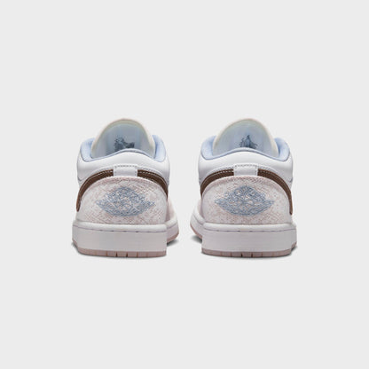Women Kith Nike WMNS Air Jordan 1 Low - White / Light Soft Pink / Ironstone
