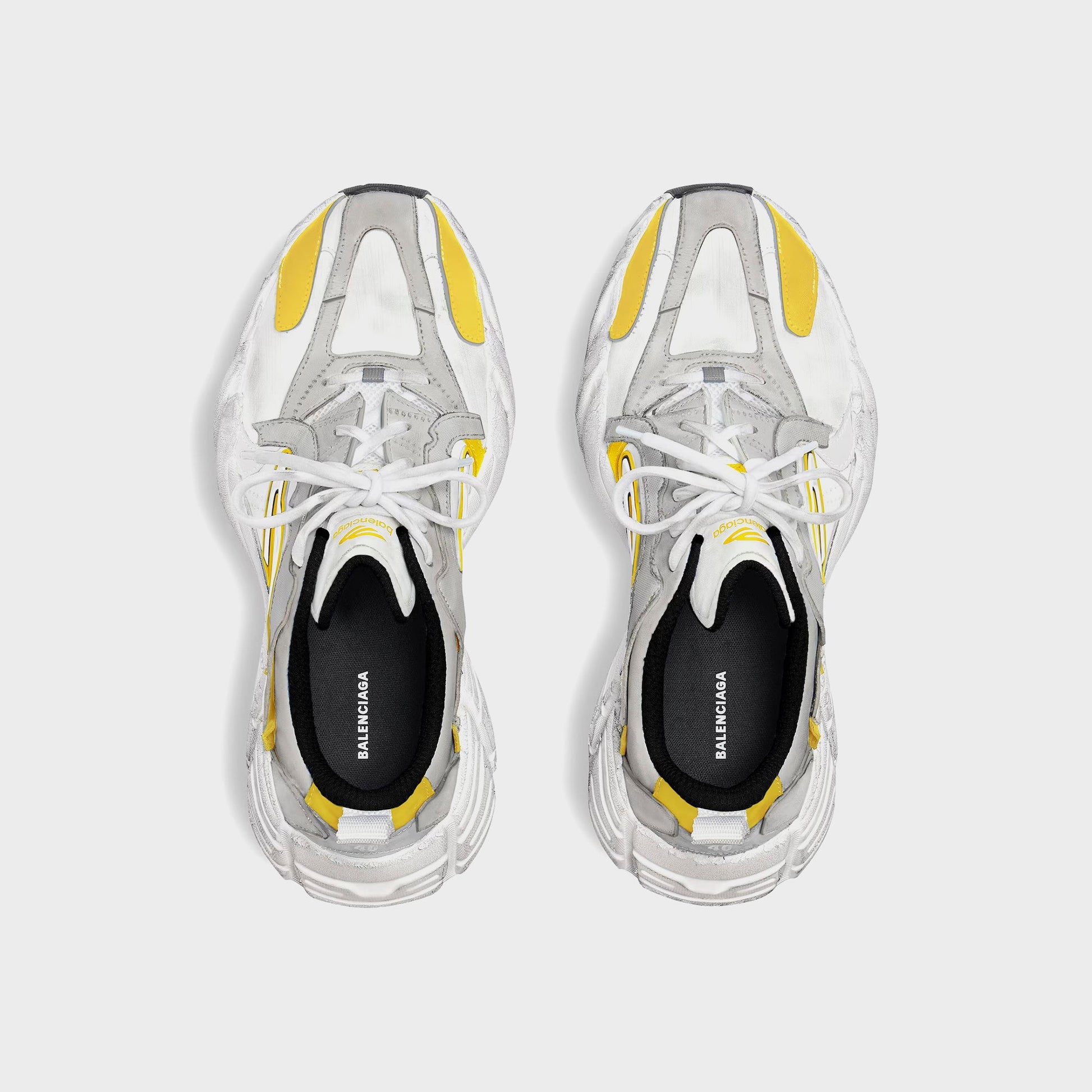 Men Kith Balenciaga Monday - Light Grey / White / Yellow / Black