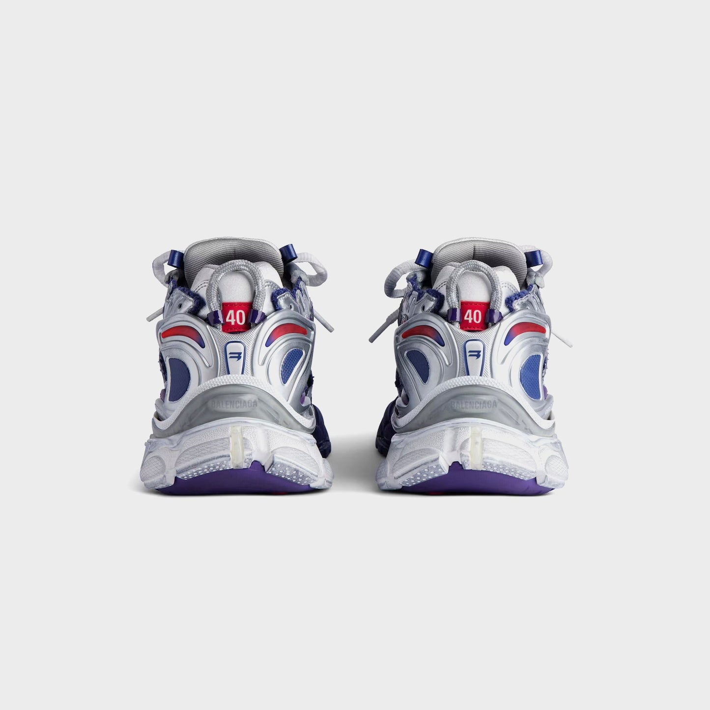 Men Kith Balenciaga Runner Gradient - Navy / Red / Grey