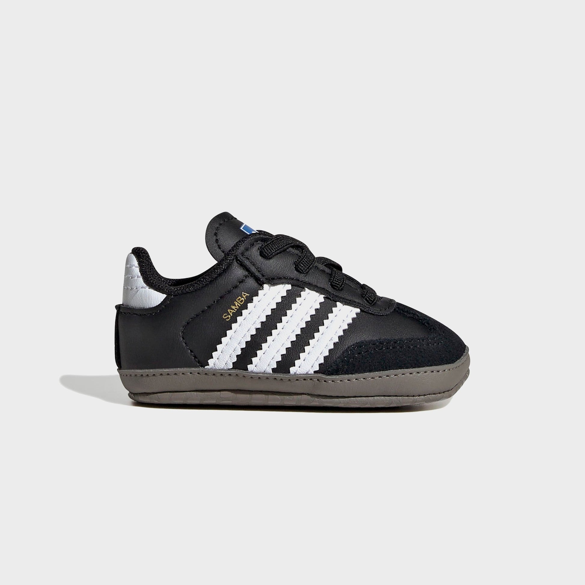 Kids Kith adidas Samba Crib - Core Black / Cloud White / Blue Bird