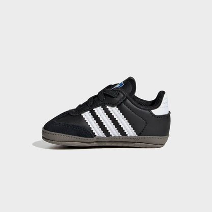 Kids Kith adidas Samba Crib - Core Black / Cloud White / Blue Bird