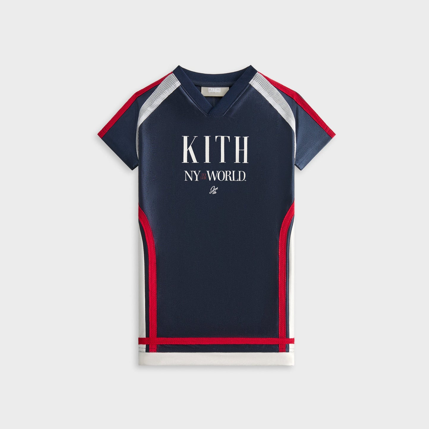Kids Kith Kith Kids NY to the World Faille Fade Jersey Dress - Nocturnal