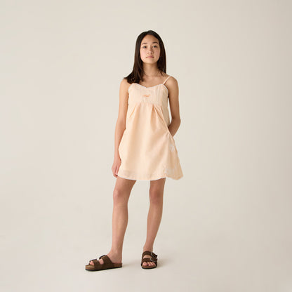 Kids Kith Kith Kids Seersucker Ainsley Dress - Calcite