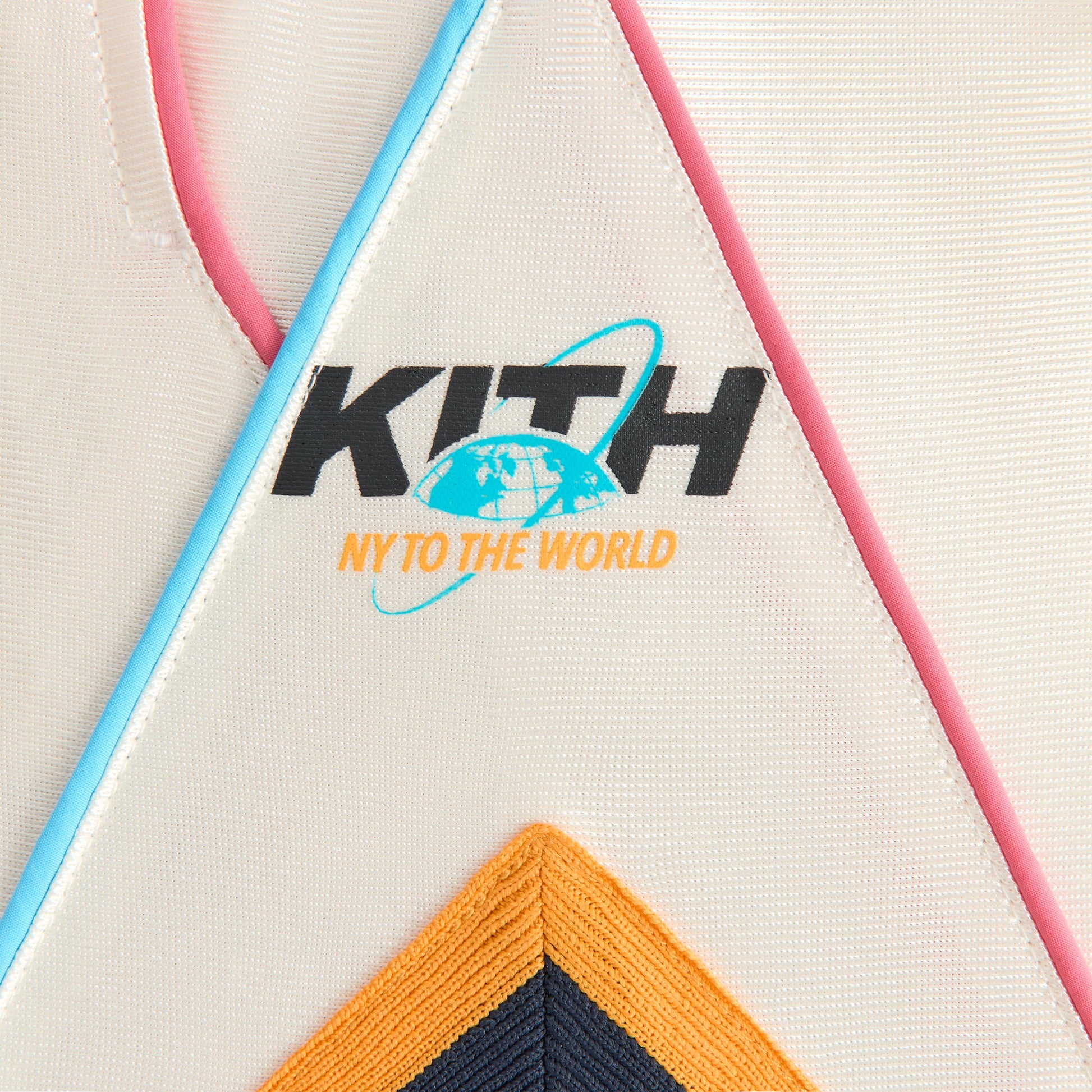 Kids Kith Kith Kids NY to the World Unisphere Faille Short - Sandrift