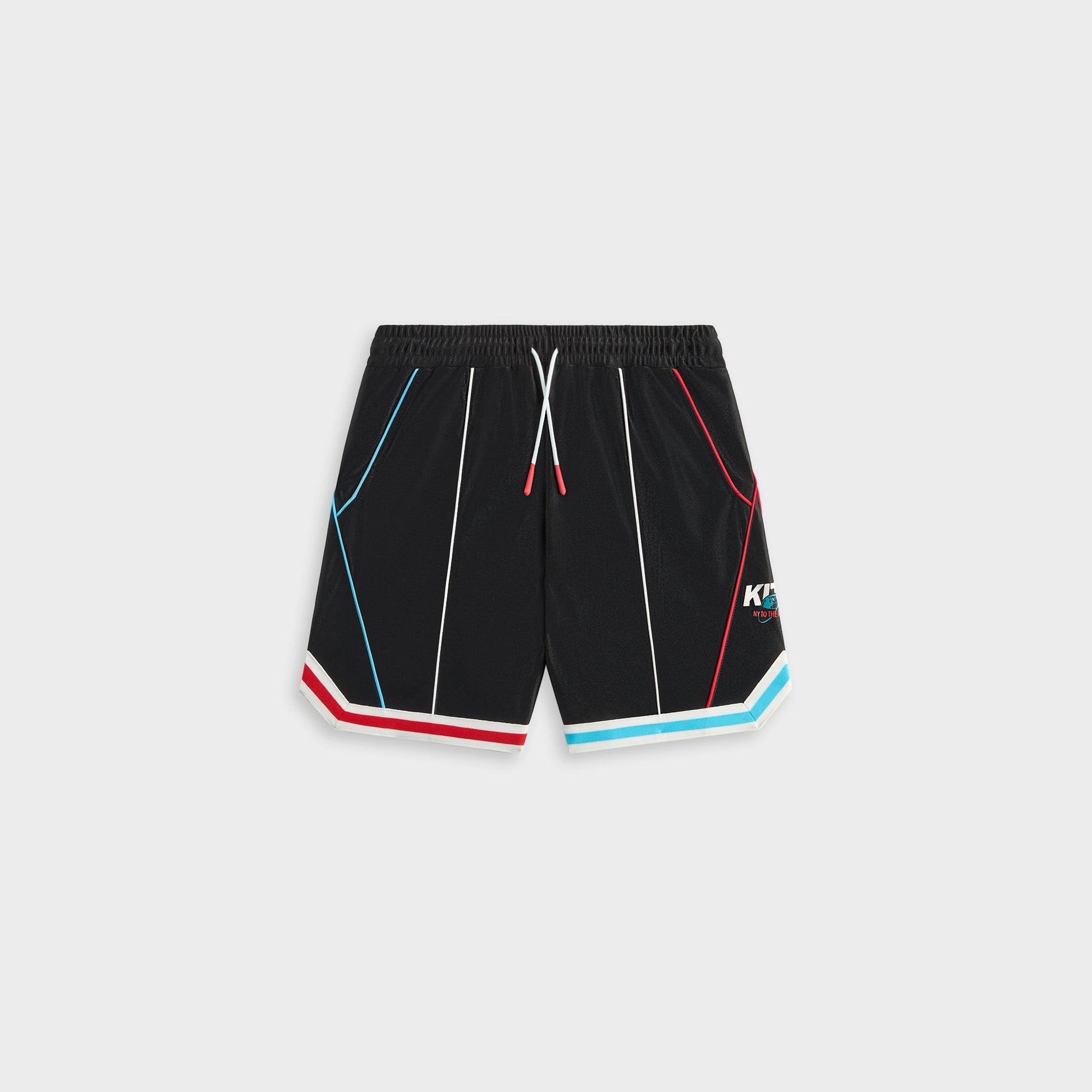 Kids Kith Kith Kids NY to the World Unisphere Faille Short - Black
