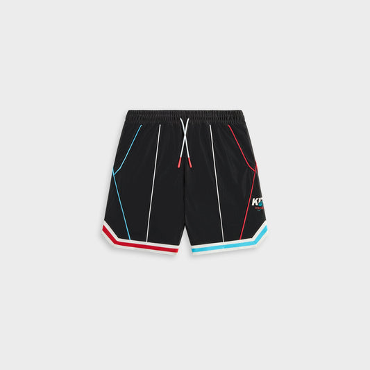 Kids Kith Kith Kids NY to the World Unisphere Faille Short - Black