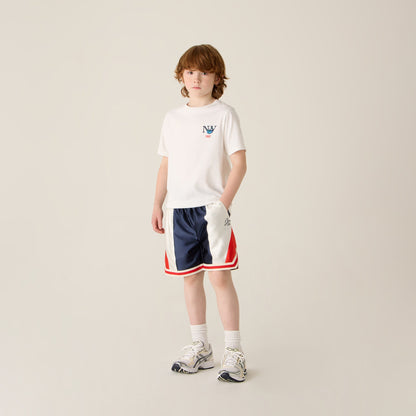 Kids Kith Kith Kids NY to the World Faille Curtis Short - Nocturnal