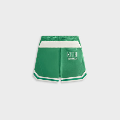 Kids Kith Kith Kids NY to the World Faille Curtis Short - Parrot